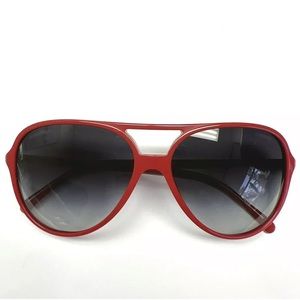 FLASH SALE 🔥🔥 Chanel Red Aviator Sunglasses 🔥🔥